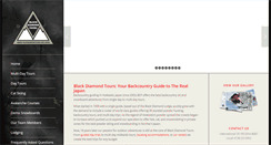 Desktop Screenshot of blackdiamondtours.com